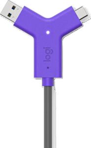 Logitech - USB-kabel - USB Type A (han) til USB-C (han) - USB 3.0