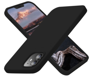 Hello Black Silicone Cover Iphone 12