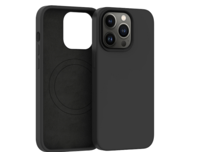 Hello MagSafe Premium Silicone Cover Black iPhone 13