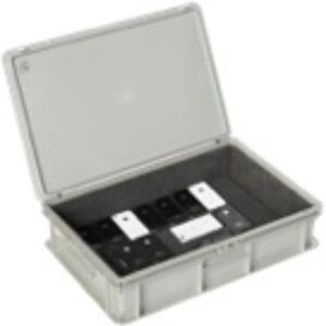 Afhentning af it-udstyr i aflåselig kasse. Disponibel i 10 arbejdsdage. Afregning foretages separat baseret på services og eventuelt gensalgsværdi.