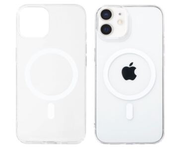 Hello MagSafe Hard cover Clear/White iPhone 12/12Pro