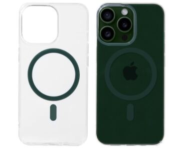 Hello MagSafe Hard cover Clear/Green iPhone 13 Pro