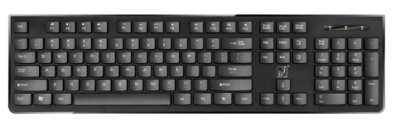 A-Collect trådløst tastatur med USB receiver - Nordisk - Sort