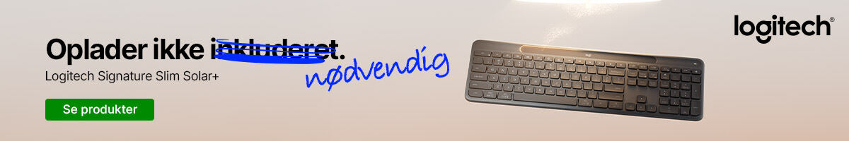 Logitech Signatur Slim Solar+ tastatur