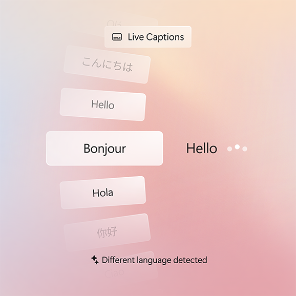 Live undertekster Copilot+ PC