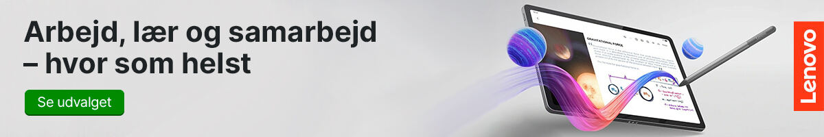 Se udvalget af tablets fra Lenovo