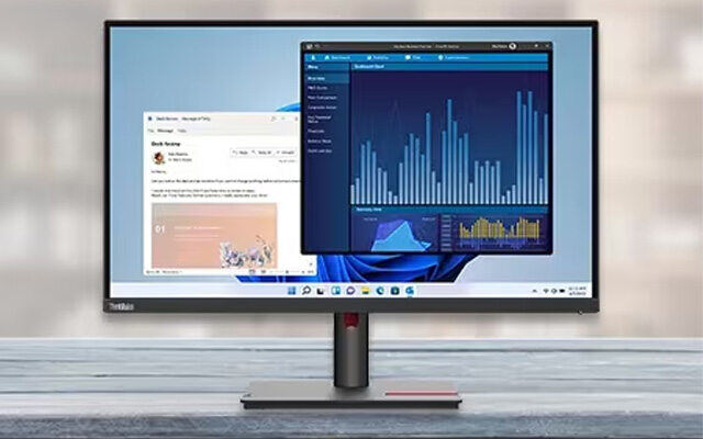 Lenovo skærm op til 27 tommer