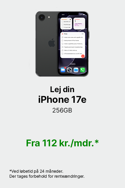 Lej din iPhone 17e