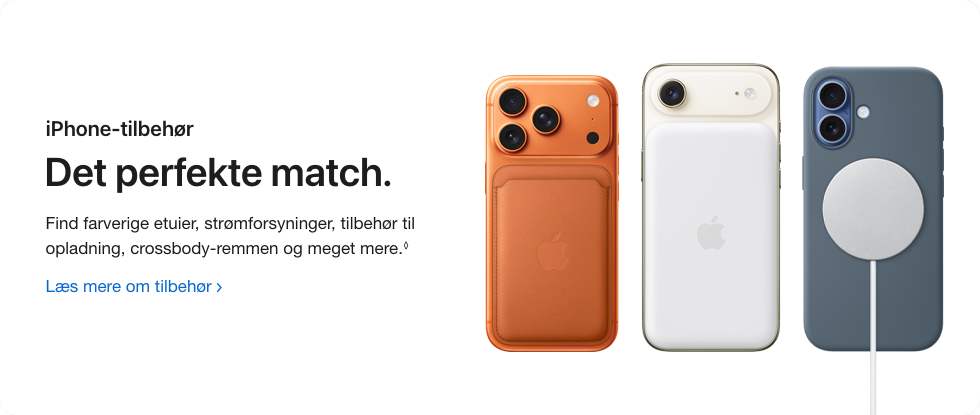 Apple tilbehør til iPhone