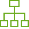 ikon grøn flow