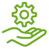 ikon grøn service