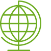 ikon globus grøn